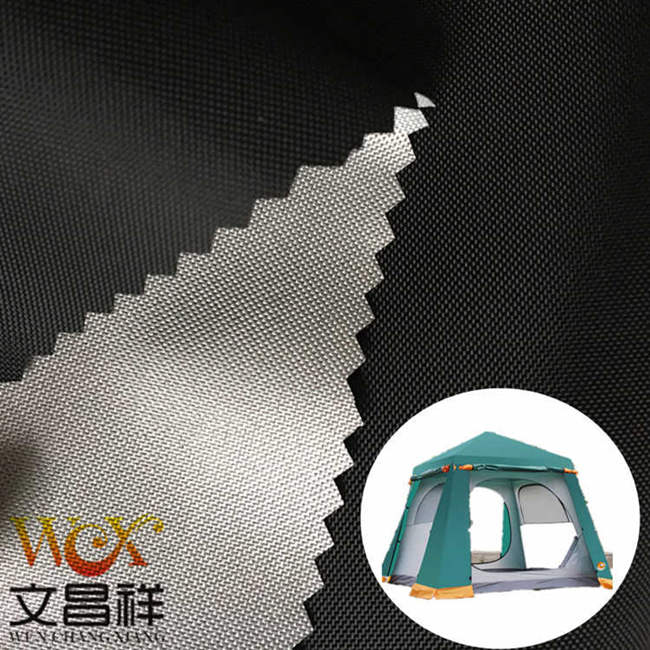 Silver-coated Oxford cloth  