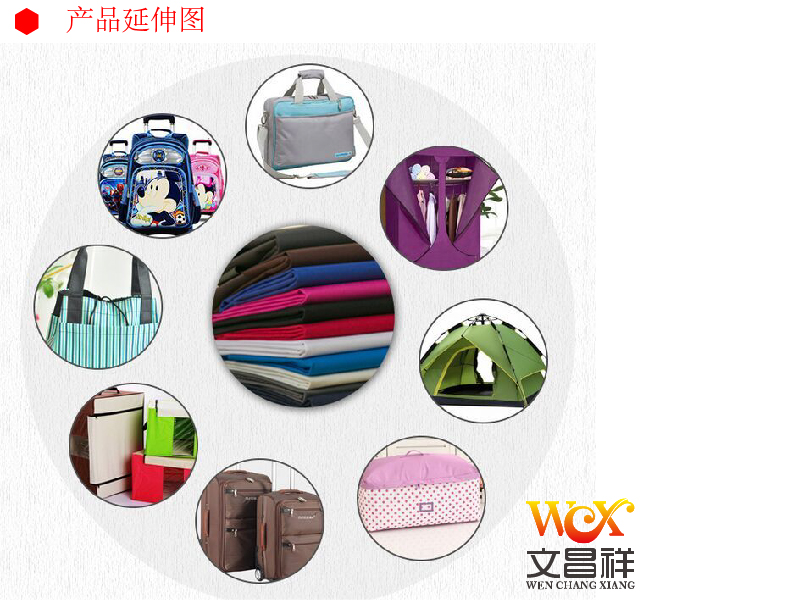 Waterproof Oxford cloth  Extended products