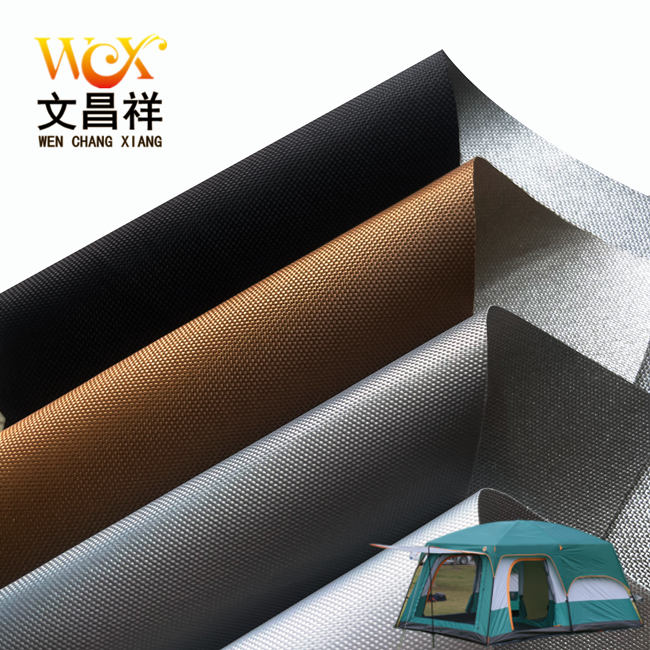 Silver-coated Oxford cloth Silver-coated Oxford cloth